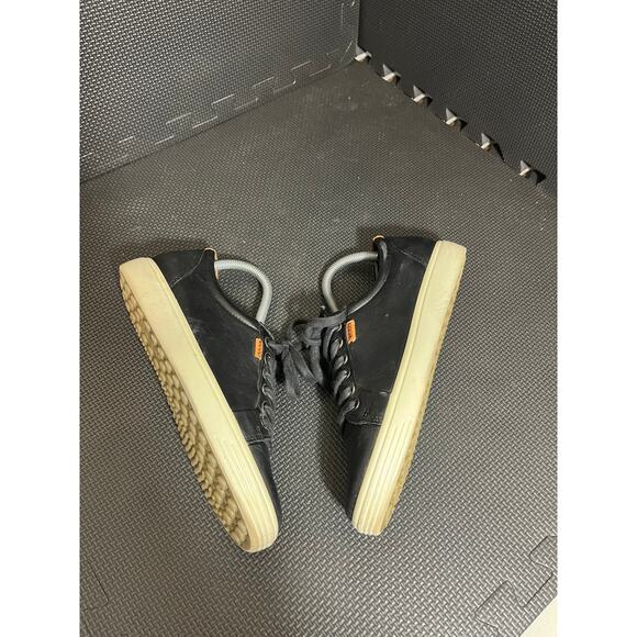 Ecco soft 7 sneaker women's EU 39 8-8.5 black leather nubuck casual shoes - Picture 4 of 8